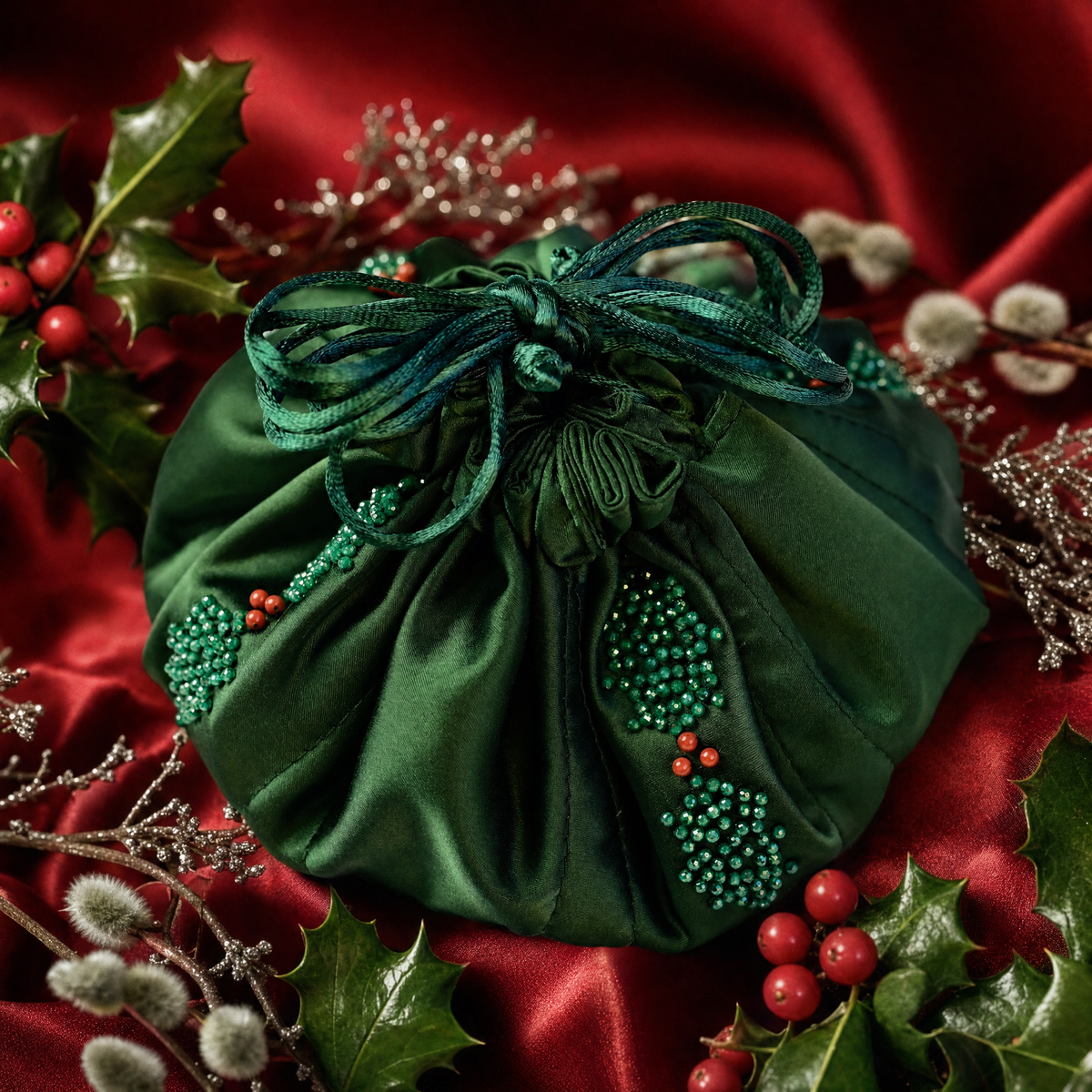 CHRISTMAS JEWELLERY POUCH