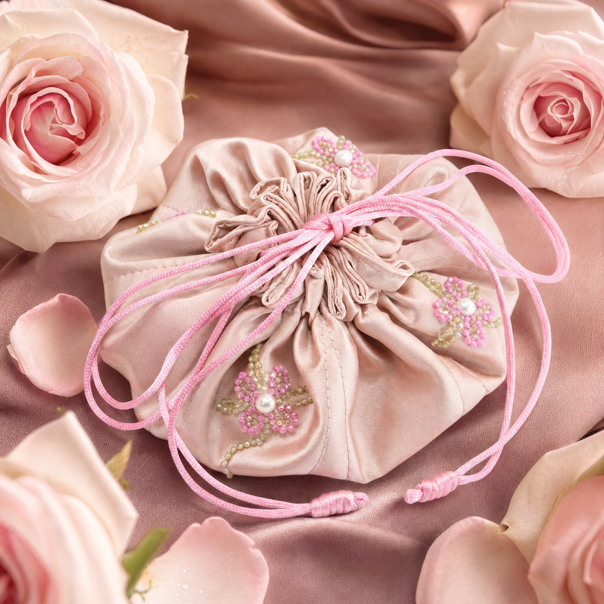 THE BALLET flat-lay jewellery pouch
