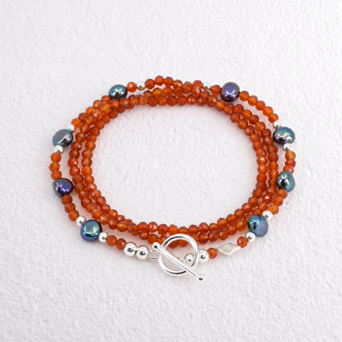 FIRE - Autumn Almanac - carnelian & blue pearl Multi Way