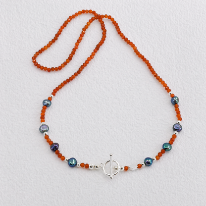 FIRE - Autumn Almanac - carnelian & blue pearl Multi Way