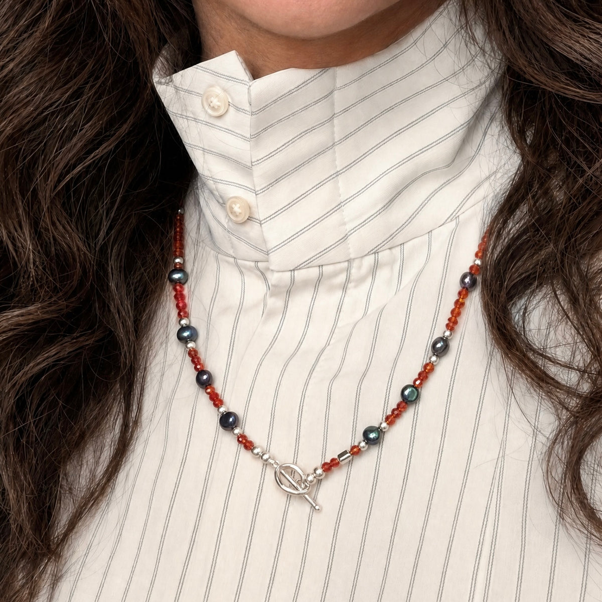 FIRE - Autumn Almanac - carnelian & blue pearl Multi Way