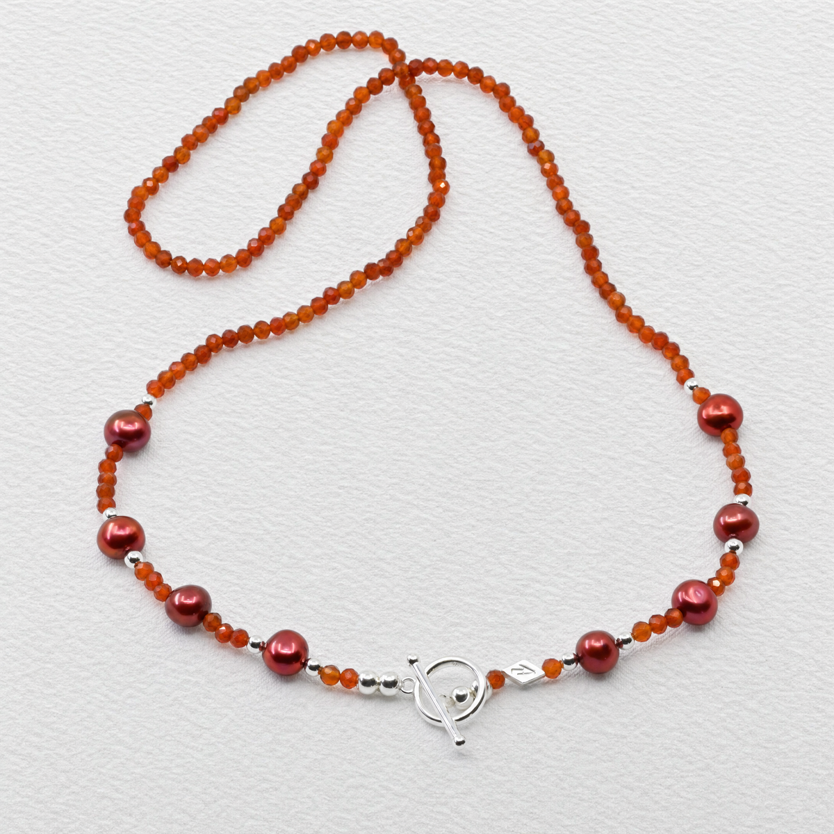 FLAME - Autumn Almanac - red pearls and carnelian Multi Way