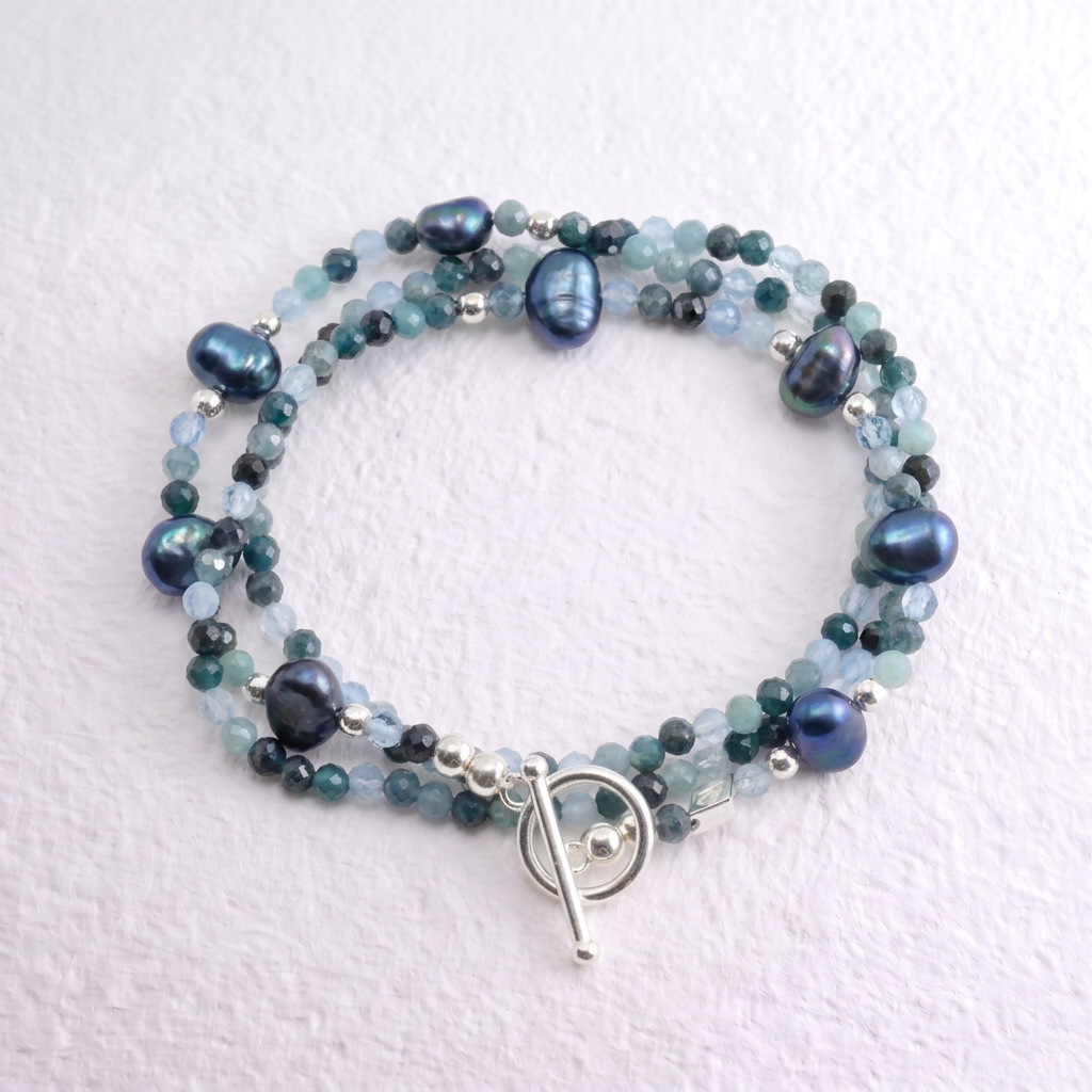 ATLANTIS - Autumn Almanac - grandidierite and aquamarine Multi Way