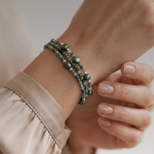 MINTY - Autumn Almanac - moss agate Multi Way