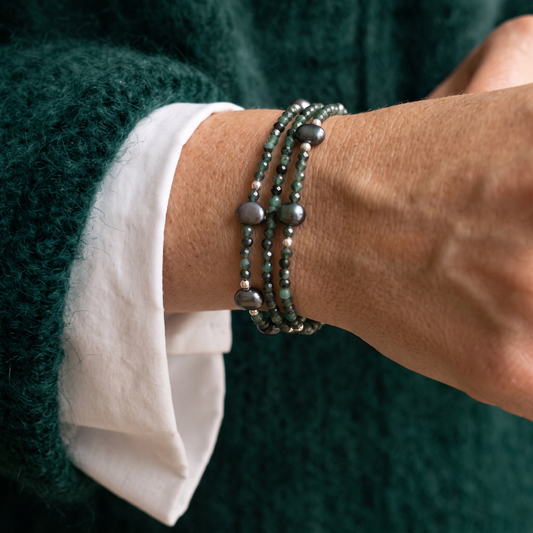 HOLLY - Autumn Almanac - seraphinite green Multi Way
