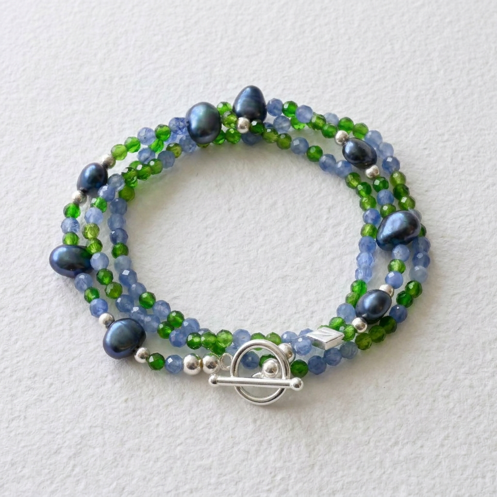 LAKE - Autumn Almanac - kyanite and chrome diopside Multi Way