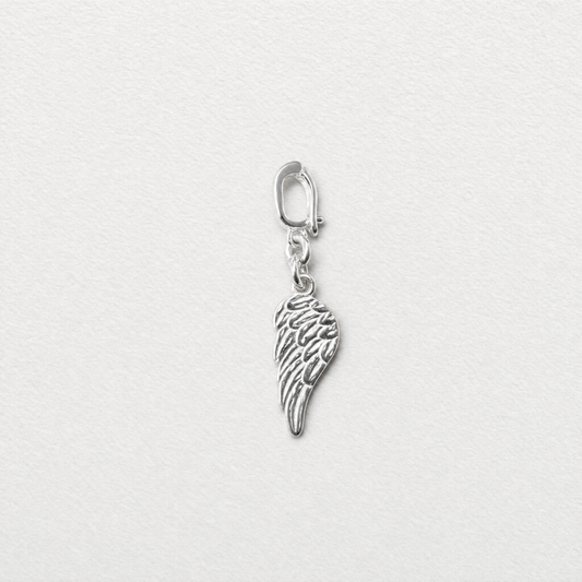 ANGEL - sterling silver clip on pendant