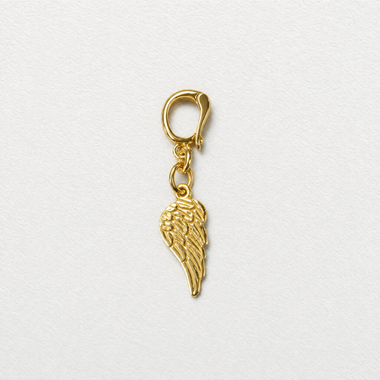 ANGEL - 14k gold filled clip on pendant