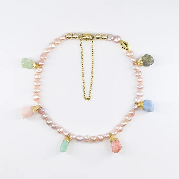 PEACH ROCK CHARM