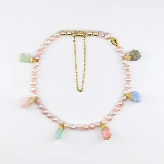 PEACH ROCK CHARM